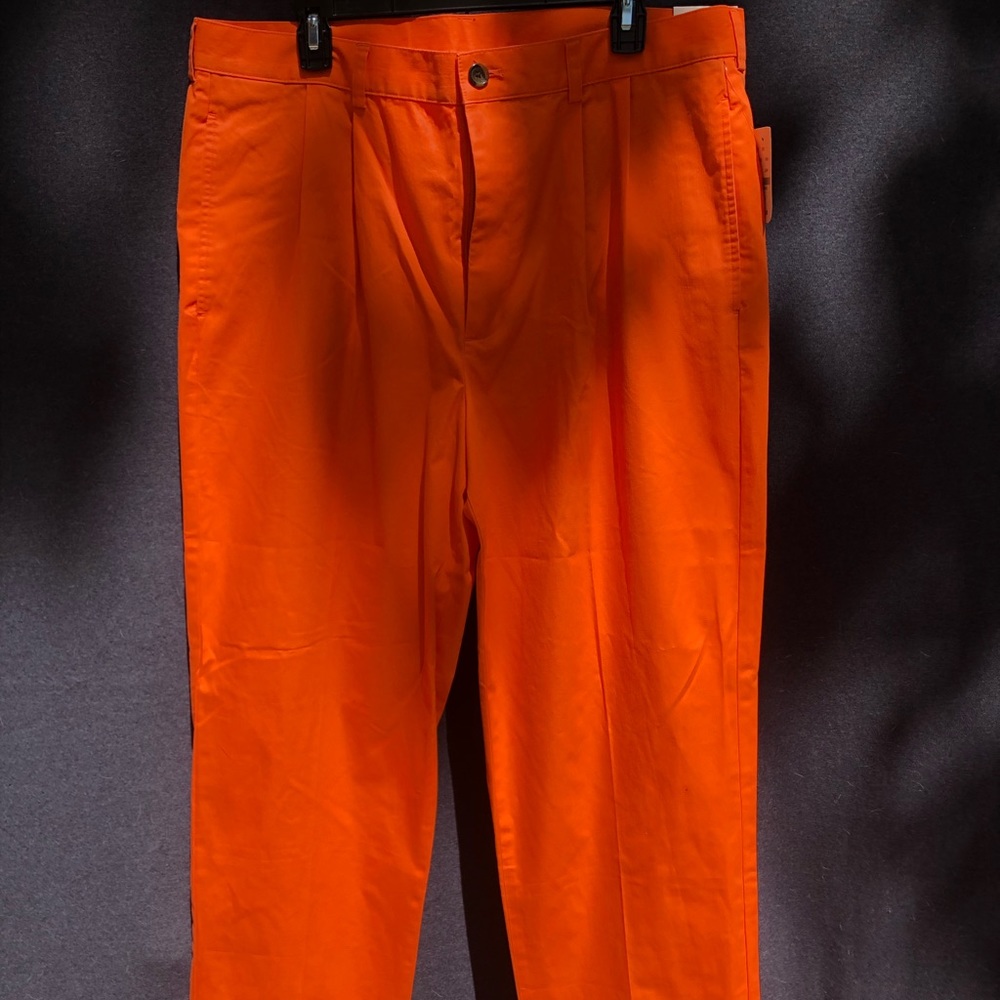 Brooks brothers orange dress pants